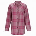 thumbnail image 6 of Kaprioy Womens Button Down Flannel Plaid Shirts Long Sleeve Oversized Shackets Business Loose Casual Fall Fashion Tops Jackets with Pockets Women Business Shirt Pocket Long Sleeve T Shirt Shirts, 6 of 7