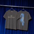 thumbnail image 2 of The Odyssey Graphic T-Shirt, Agamemnon Helmet Logo Tee, Front and Back Print Greek Mythology Shirt, Epic Movie Fan Gift, 2 of 9
