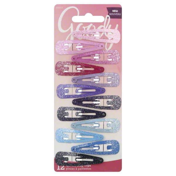 Goody Sparkle Snap Clips 12 count - Walmart.com
