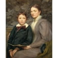 thumbnail image 2 of Henry Oliver Walker 15x18 Gold Ornate Wood Frame and Double Matted Museum Art Print Titled - Mrs. William T. Evans and Her Son (1895), 2 of 4