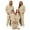 Beige, variant on Family Matching Pajamas Solid Color Long Sleeve Adorable Cat Ear Hooded Full Romper Travel Elegant Jumpsuits