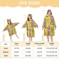 thumbnail image 3 of Pumpkin Halloween Pattern Design Wearable Blankets Hoodie Oversize Sherpa Wearable Soft Blanket Warm Cozy 3-14 Age, 3 of 7