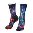 thumbnail image 6 of Goofa Outer Space Floating Numbers And Letters for 16in Socks, Funny Novelty Crazy Design Cotton Socks Sports Socks Knee High Socks For Men, Women,1Pairs - Gift For Working Friends, 6 of 7