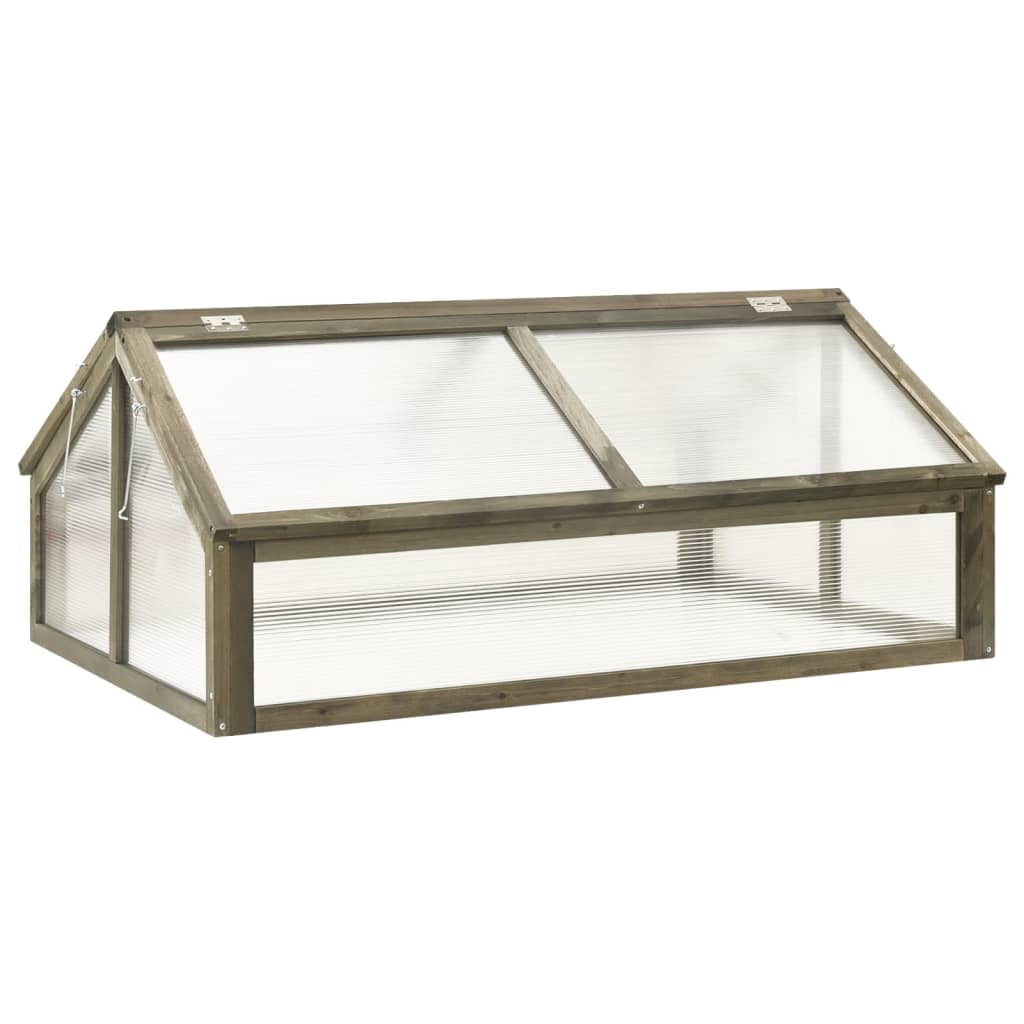 vidaXL Greenhouse Outdoor Grow House Green House for Plant Growing Firwood