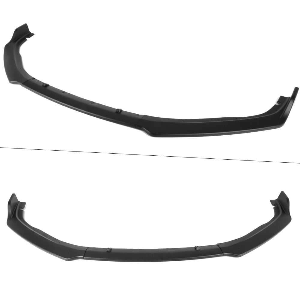 Ikon Motorsports Compatible with 18-21 Honda Accord OE Style Front Bumper Lip Black PP 3PC