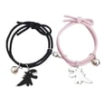 thumbnail image 4 of Soumake 2Pcs Braided Bracelets Hand Made Adjustable Fine Workmanship Elastic Dinosaur Decor Decorate Minimalism Couple Magnetic Matching Bracelets Clothing Accessory Fashion, 4 of 8