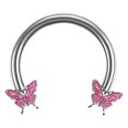thumbnail image 1 of Anillos en la nariz,anillos piercing joyería aretes nariz labio,ceja tragus oreja pendiente mujer Piercing joyería,Anillos de nariz Pendientes Anillo de tabique,Oreja Pendiente Fosa nasal, 1 of 8