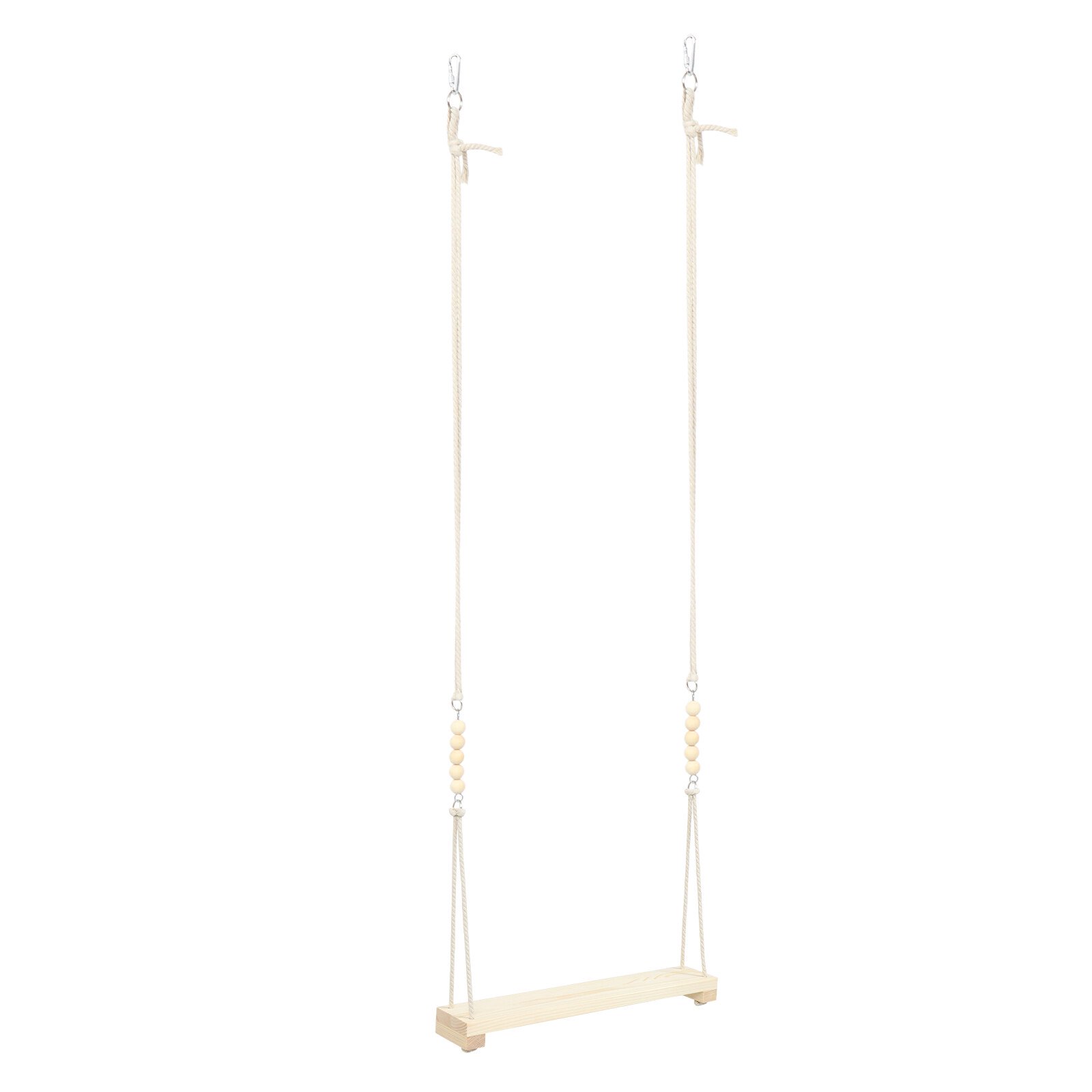 Tineasur Chicken Ladder Swing in Beige Natural Wood for Bird Exercise and Resting