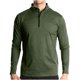 thumbnail image 1 of pstuiky manga larga para hombre, Camiseta deportiva de manga larga para hombre, transpirable, de secado rápido, con media cremallera y color liso camisetas de hombre xl, 1 of 5