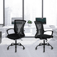 thumbnail image 3 of NiamVelo Ergonomic Office Chair Mid Back Mesh Desk Chair Adjustable Computer Chair with Lumbar Support & Armrest, Black, 3 of 7