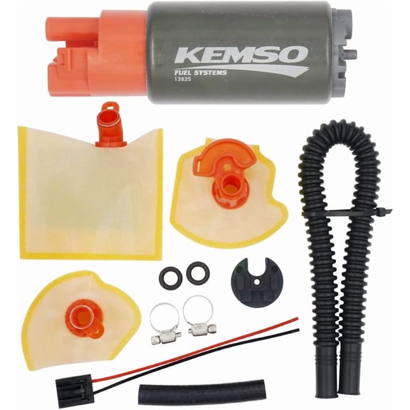 KEMSO-13825 NEW OEM Replace 340LPH Fuel Pump w/ Mounting Hooks for Ford (1999-2010) Mustang /V6/V8 / Lotus (2004-2021) Elise/Exige / Nissan (2009-2021) GT-R / Mazda (2006-2021) MX5 /Miata