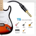 thumbnail image 3 of Cables de Guitarra Eléctrica Cable Matters TS a TS 1/4 Pulgadas 6 Pies, 3 of 7