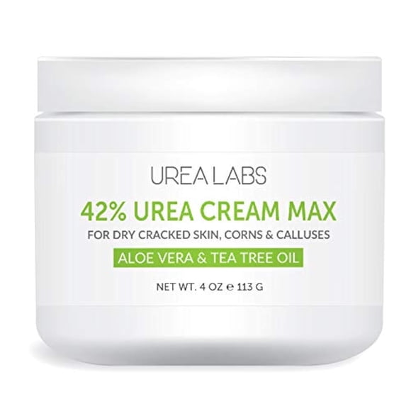 Crema UREA LABS con 42% de urea con aloe vera y aceite de árbol de té, 120 ml