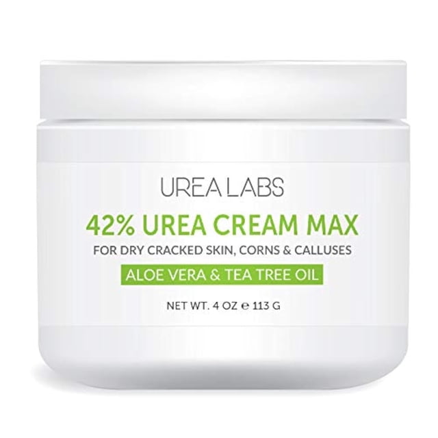 Crema UREA LABS con 42% de urea con aloe vera y aceite de árbol de té, 120 ml