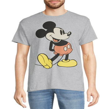 Disney Men's Giant Mickey Mouse Fold Graphic T-Shirt, Sizes S-3XL