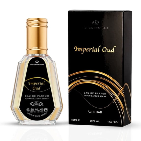 Imperial Oud Eau de Parfum Spray 50ml (1.7 oz) by Al Rehab