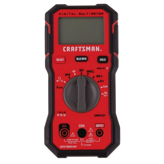 Craftsman Automotive Digital Multimeter 600V Trms