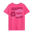 thumbnail image 2 of Camiseta de cuello redondo para mujer, camiseta básica de recuerdo suave y moderna para viajes de trabajo L, 2 of 7