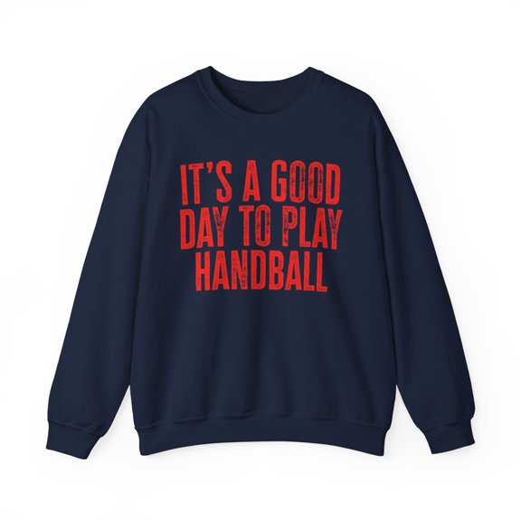Handball Sweatshirt Gifts Crew Neck Shirt Long Sleeve Unisex