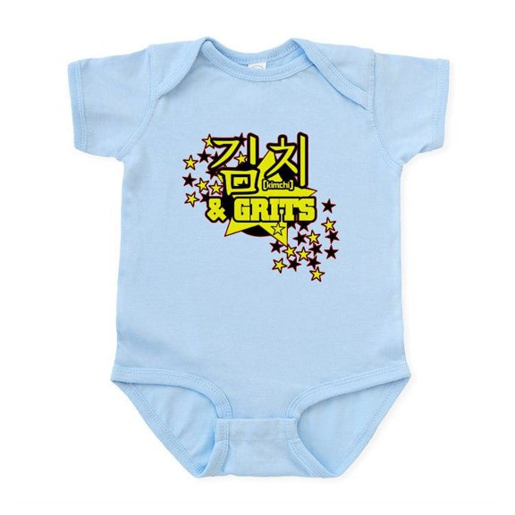 CafePress - Kimchi & Grits Infant Bodysuit - Baby Light Bodysuit