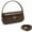 Brun Foncé, variante sur Sac Bandoulière en Cuir Véritable, Sac à Main à Poignée Supérieure pour Femmes, Sac à Épaule avec Courroie Ajustable