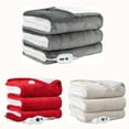 thumbnail image 1 of Heated Blanket Electric Throw with 3 Heating Levels & 4 Hours Auto Off, Heated Blanket Twin Super Cozy and Machine Washable with Fast Heating for, 1 of 1