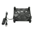 thumbnail image 2 of Ventilador De Computadora De 140 Mm, Ventilador De Enfriamiento De Computadora De 7 Aspas Ajustables De 3 Velocidades 2800 RPM 5 V Alimentado Por USB Para Receptor De TV, 2 of 7