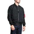 thumbnail image 2 of Victorious Men's Lightweight Contrast Bomber Flight Jacket, Up to 5X, 2 of 7