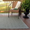 thumbnail image 1 of Homespice Decor 314802 5 x 8 ft. Kensington Horizon Ultra Durable Rectangular Braided Rug - Grey, Snow White, 1 of 1