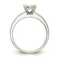 thumbnail image 2 of Auriga 14k White Gold Square Cluster 3/4 carat Princess Diamond Complete Engagement Ring for Women Size-7, 2 of 8