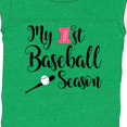 thumbnail image 4 of Inktastic My 1st Baseball Season Girls Baby Bodysuit, 4 of 5