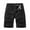 Black, variant on RYRJJ Men's Summer Cargo Shorts Casual Loose Elastic Waist Fishing Hiking Shorts Multi-Pockets Work Short Pants(Dark Gray,L)