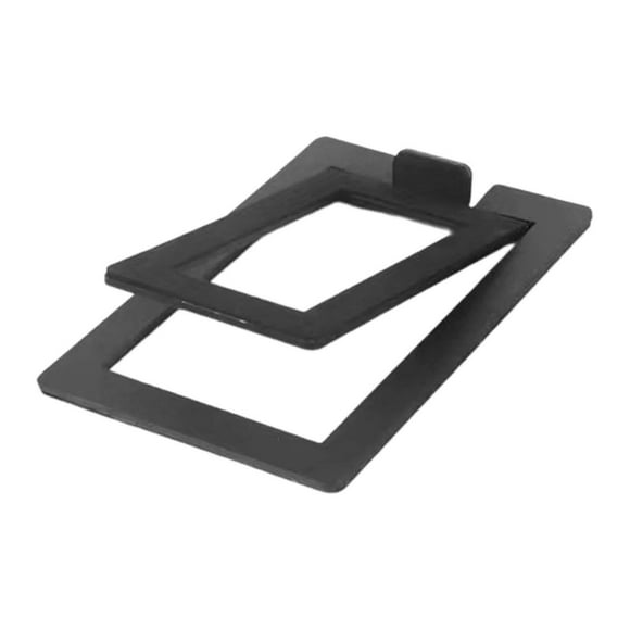 Soporte para altavoz de escritorio Hugo 15,5 cm x 11,5 cm acero al carbono Negro