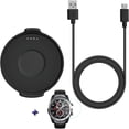 thumbnail image 2 of Ticwatch Pro Replacement Charger - Magnetic Cable, 5V/500mAH, PTC Protection, USB Cable, 1 Hydrogel Film, Black, Convenient Charging, 2 of 5
