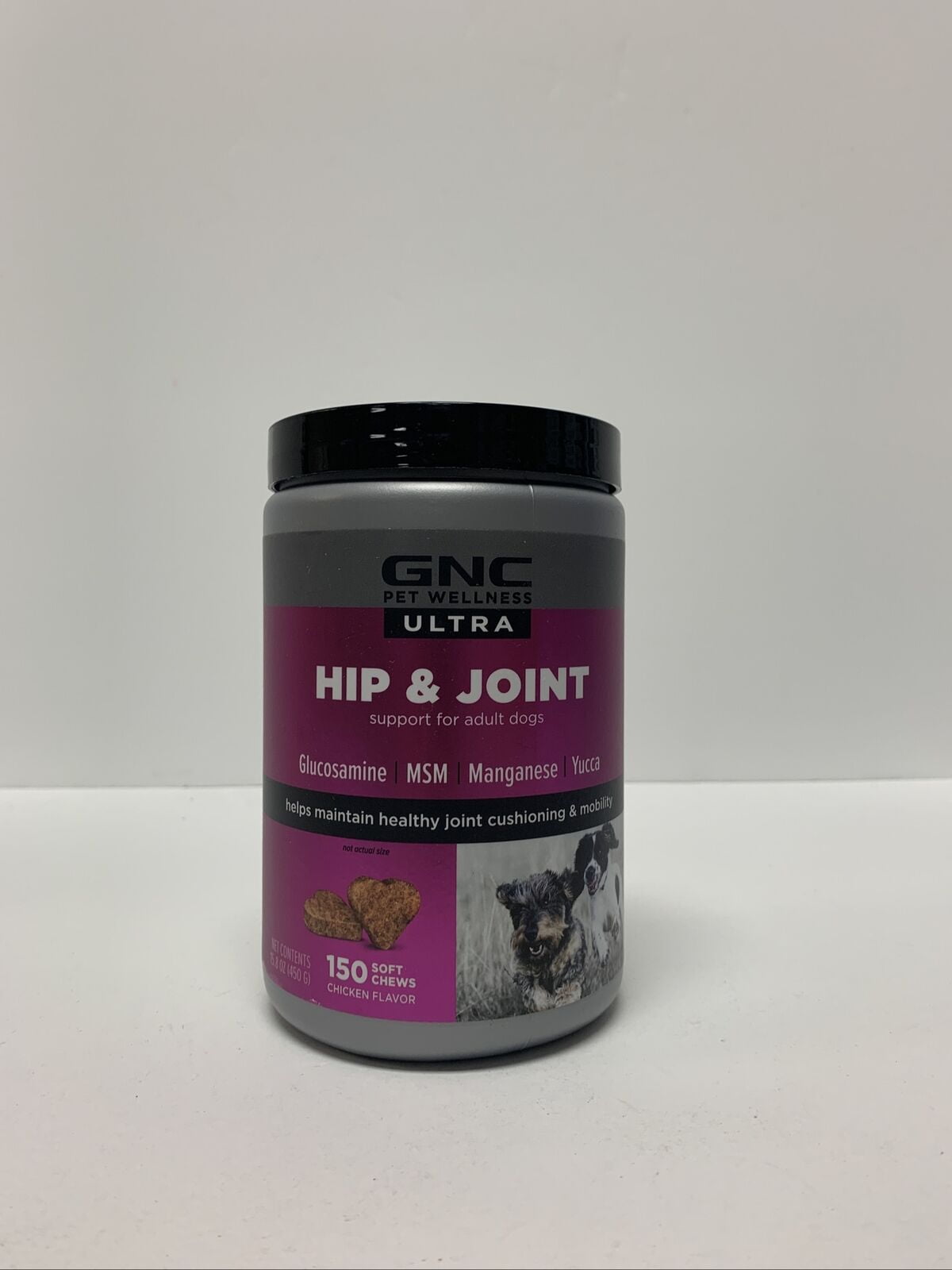 GNC Pets Hip & Joint For Adult Dogs 150 Soft Chews Chicken Flavor