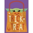 thumbnail image 2 of Girl's Star Wars: The Mandalorian Grogu Hungry For Candy  Graphic Tee Purple Berry Small, 2 of 4