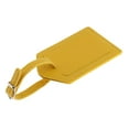 thumbnail image 3 of Etiquetas de equipaje Cuero para negocios Etiquetas de maleta Etiqueta de titular de nombre Etiquetas de identificación Accesorios 10x6 Amarillo, 3 of 9