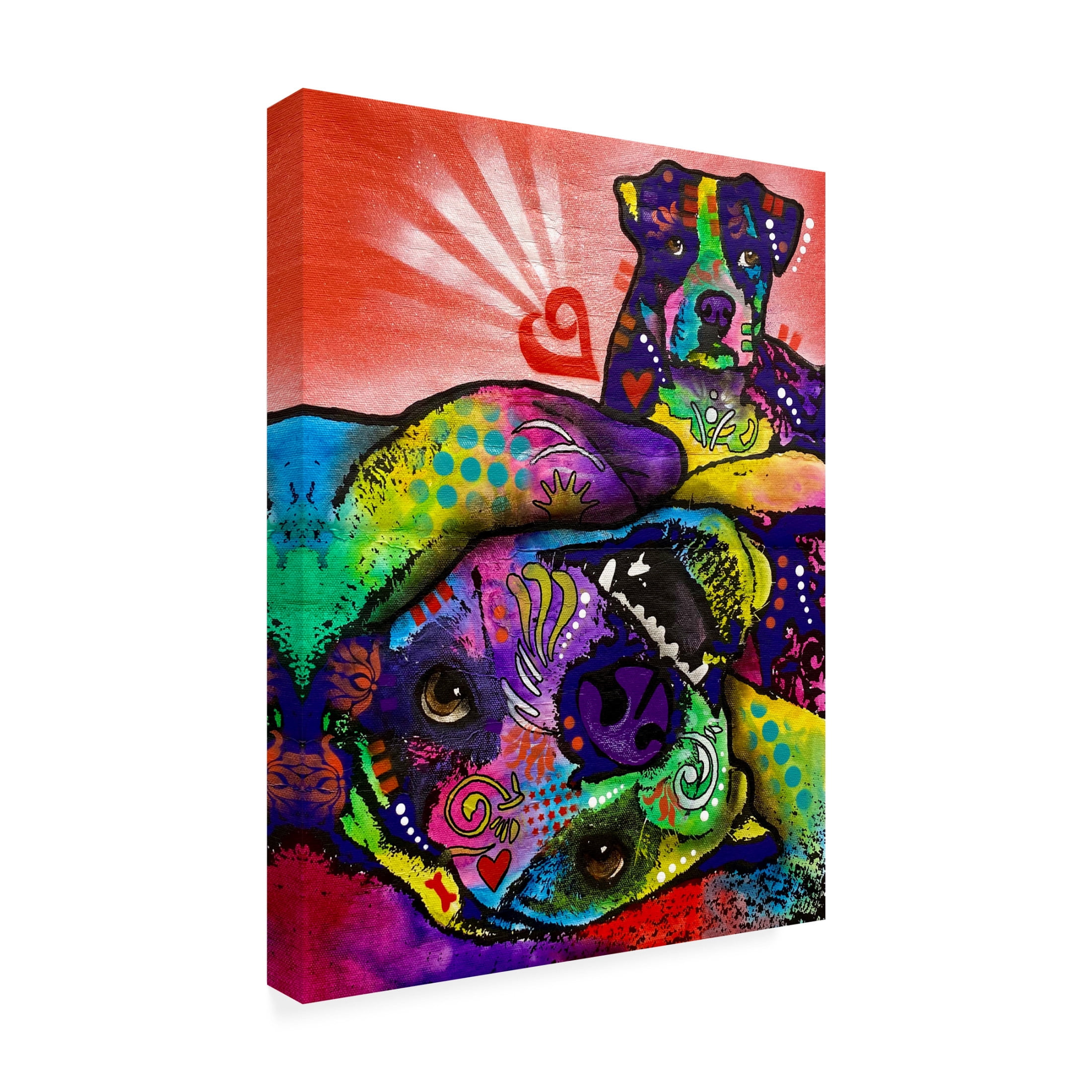 Canvas Wall Art - Dean Russo 'Do A Barrel Roll' Wall Art for Living Room, Bedroom, or Office Décor by Trademark Fine Art - 35 x 47 Inches