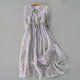 thumbnail image 1 of WILLBEST Vestidos de Algodon para Mujer, Estilo Coreano, con Cordones, Cintura Definida, Camisa, Vestido Midi de Verano, Media Manga, Vestido de Línea A A La Moda 378 Extra Grande, 1 of 2