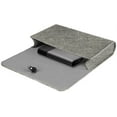 thumbnail image 3 of Fintie PU Leather Storage Pouch Bag Electronics Organizer Case for MacBook Charger/Apple Magic Mouse 2 1 / Power Adapter/External Hard Drive/Solid State Drive/Power Bank/Cables, Denim Gray, 3 of 7