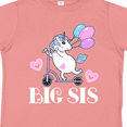 thumbnail image 4 of Inktastic Big Sis Unicorn Sister Announcement Girls Toddler T-Shirt, 4 of 5
