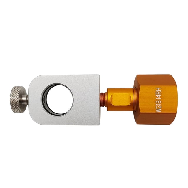 Adaptador de recarga de cilindro de CO2 Baoblaze Conector de botella Manómetro