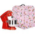 thumbnail image 3 of Cartoon Horse Rainbow Stand Mixer Cover Dust Protector Cover Compatible with 5-8 Quart Kitchen Aid Mixer Kitchen Decor Appliance Covers with 2 Pockets Pink, 3 of 7