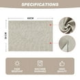 thumbnail image 6 of Sm:)e Light Brown Placemats 12 x 18 Inch Set of 4, Seasonal Washable Kitchen Dining Table Decoration for Home Party, 6 of 7