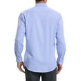 thumbnail image 3 of INSPIRE CHIC Men's Plaid Long Sleeved Button Down Business Wear Dress Shirts M Light Blue, 3 of 6