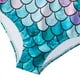 thumbnail image 5 of Traje de baño de una pieza para niños traje de baño de manga larga para niñas traje de baño de escamas de pescado de aguas termales para niñas, 5 of 6