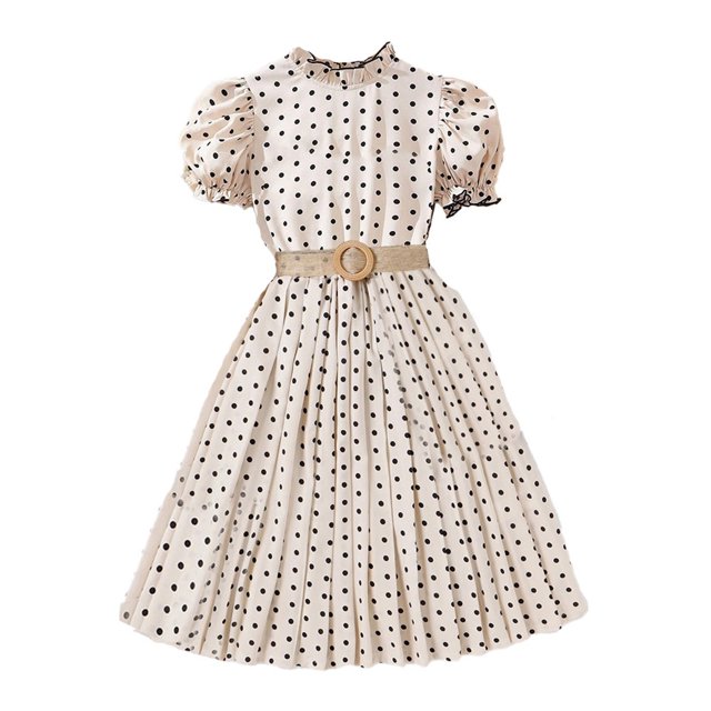 Birdeem Robe à Manches Courtes Col Rond Filles Décontractée Sans Manches Col Rond Bretelles Ample Bouton Jupe Courte Ensemble Débardeur