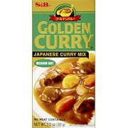 S&B, Golden Curry Japanese curry Mix, Medium Hot, 3.2 oz