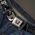 thumbnail image 2 of DC Comics Belt, Seatbelt Buckle Belt, Joker Brilliantly Twisted Psycho Poses Cards Black Grays, 32 to 52 Inches, 2 of 3