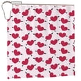 thumbnail image 2 of Pink Heart Cupid Arrow Pattern Shower Curtain, Love Backdrop Waterproof Bath Curtains for Bathroom Decorations, 72 x 72 inches, 2 of 7